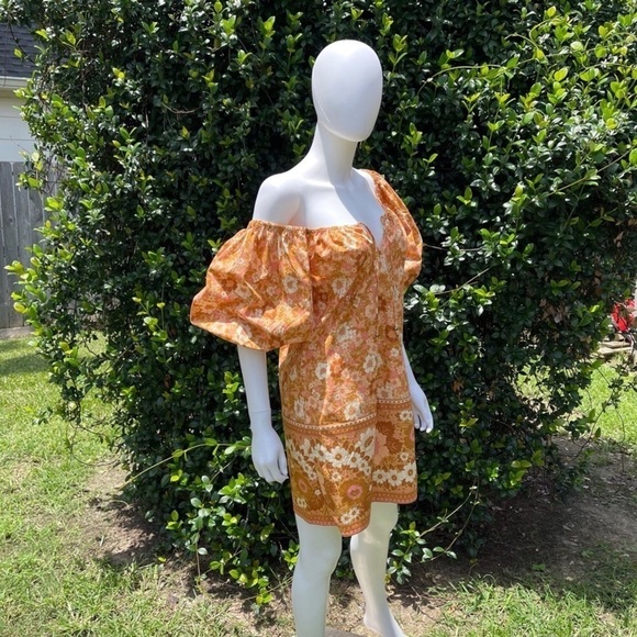 💋NWT SPELL & The Gypsy Collective Anne BoHo 70’s Tunic Dress - Picture 14 of 16